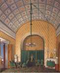 Hau Edward Petrovich Interiors of the Winter Palace. The Second Reserved Apartment. A Bedroom - Hermitage